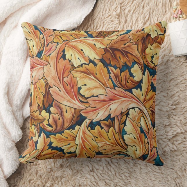 William Morris Akantusblad Höstmönster Kudde (Filt)