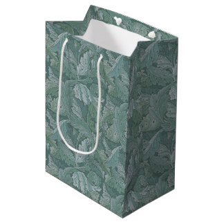 William Morris Akantusblad Tealblått Mönster