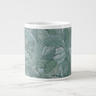 William Morris Akantusblad Tealblått Mönster Jumbo Mugg