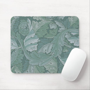 William Morris Akantusblad Tealblått Mönster Musmatta