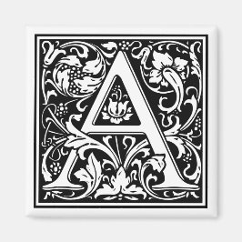 William Morris Alphabet ’A’ Magnet