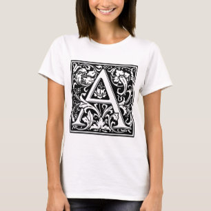 William Morris Alphabet ’A’ T Shirt