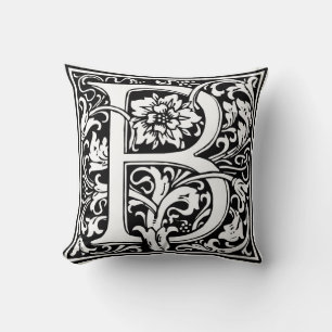 William Morris Alphabet "B" Kudde