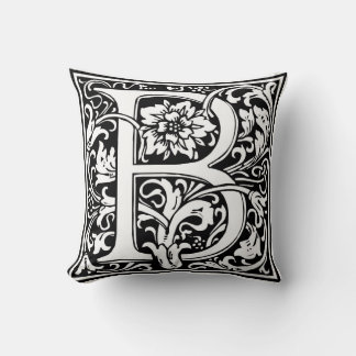 William Morris Alphabet "B" Kudde