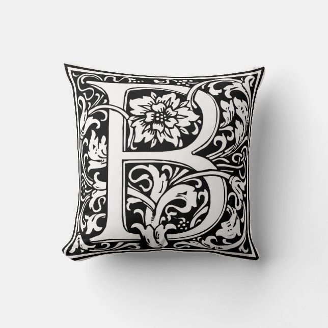 William Morris Alphabet "B" Kudde (Framsida)