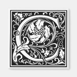 William Morris Alphabet ’C’ Magnet