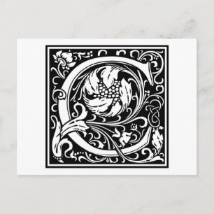 William Morris Alphabet ’C’ Vykort