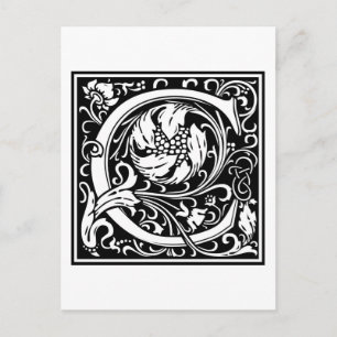 William Morris Alphabet ’C’ Vykort