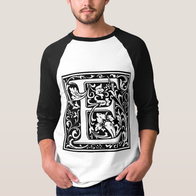 William Morris Alphabet ’E’ Tee (Framsida)