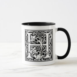 William Morris Alphabet "H" Mugg