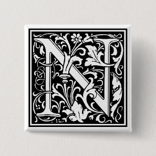 William Morris Alphabet "N" Knapp