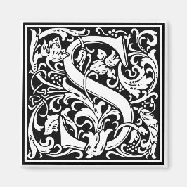 William Morris Alphabet ’S’ Magnet