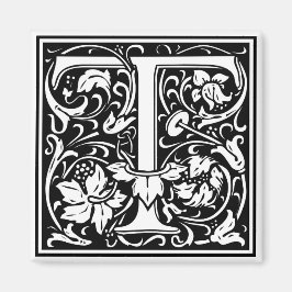 William Morris Alphabet ’T’ Magnet