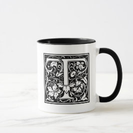 William Morris Alphabet ’T’ Mugg
