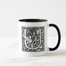 William Morris Alphabet ’U’ Mugg