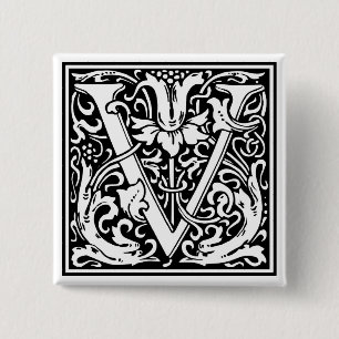 William Morris Alphabet ’V’ Knapp