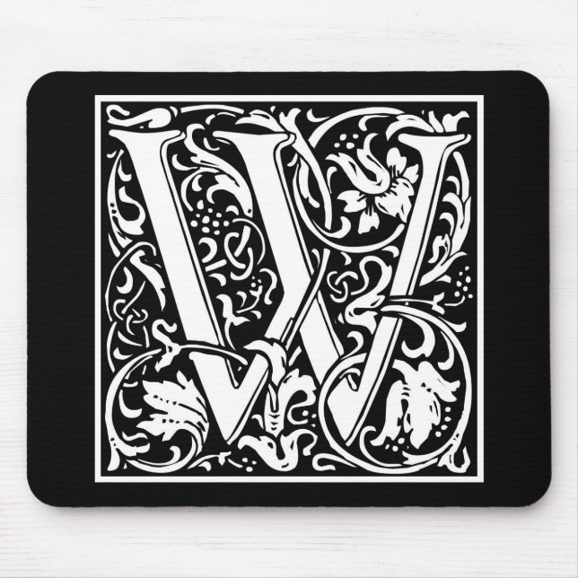 William Morris Alphabet ’W’ Musmatta (Framsidan)