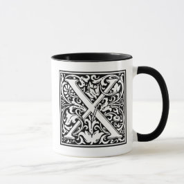 William Morris Alphabet ’X’ Mugg