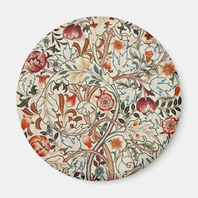 William Morris Ancanthus Portiere Design Magnet (Framsidan)