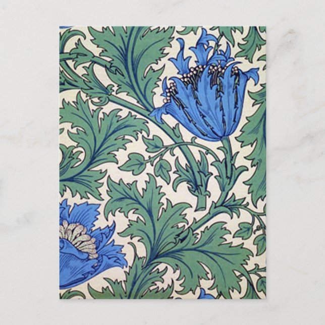 William Morris "Anemone" Vykort (Framsida)