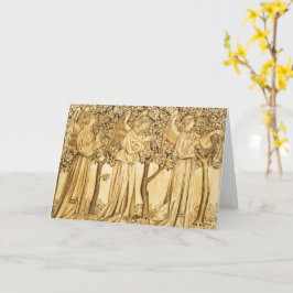 William Morris ÄNGLAR AND TRÄD Greeting Card Kort