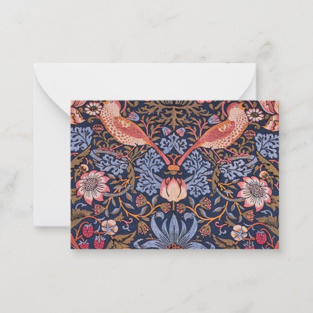 William Morris Anteckningskort (Framsida)
