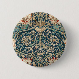 William Morris Antik Blomsterklöver Knapp