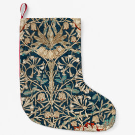 William Morris Antik Kaprifol Blommig Liten Julstrumpa