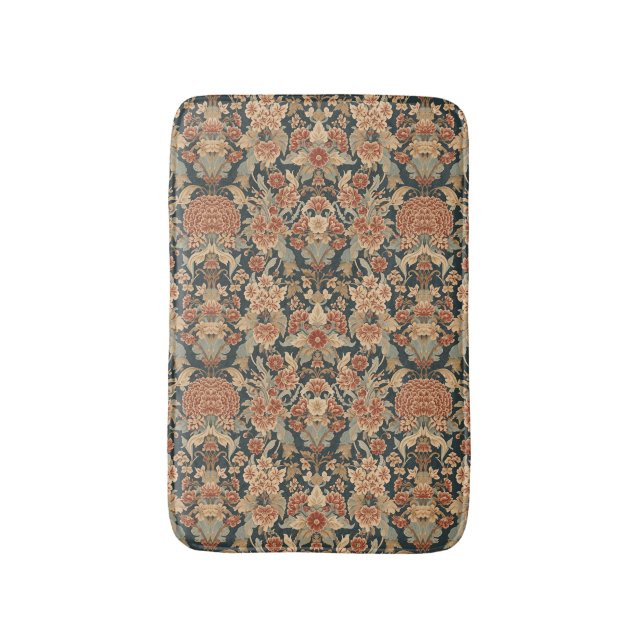 William Morris Antik Kaprifol Blommönster Badrumsmatta (Framsidan (Vertikal))
