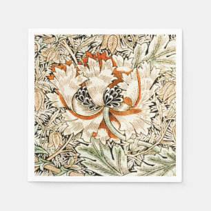 William Morris Antique Honeysuckle Blommigt Classi Pappersservett