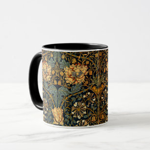 William Morris Antique Honeysuckle Blommönster Mugg