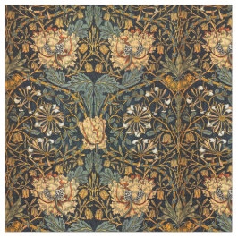 William Morris Antique Honeysuckle Blommönster Tyg