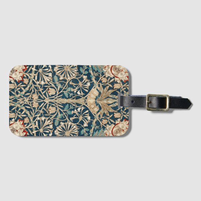 William Morris Antique Honeysuckle Floral Bagagebricka (Framsida horisontal)