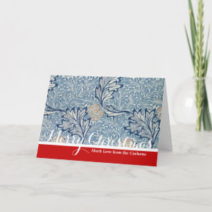 William Morris Apple Flower Blommigt Design Helgkort