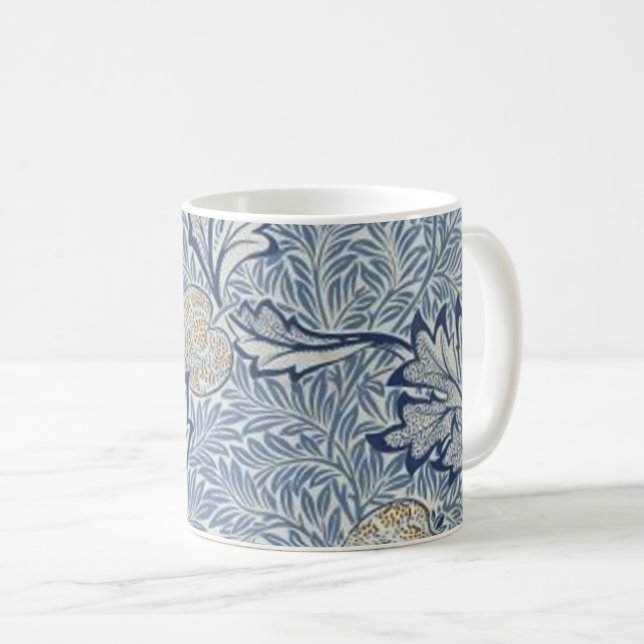 William Morris Apple Flower Blommigt Design Kaffemugg (Framsida höger)