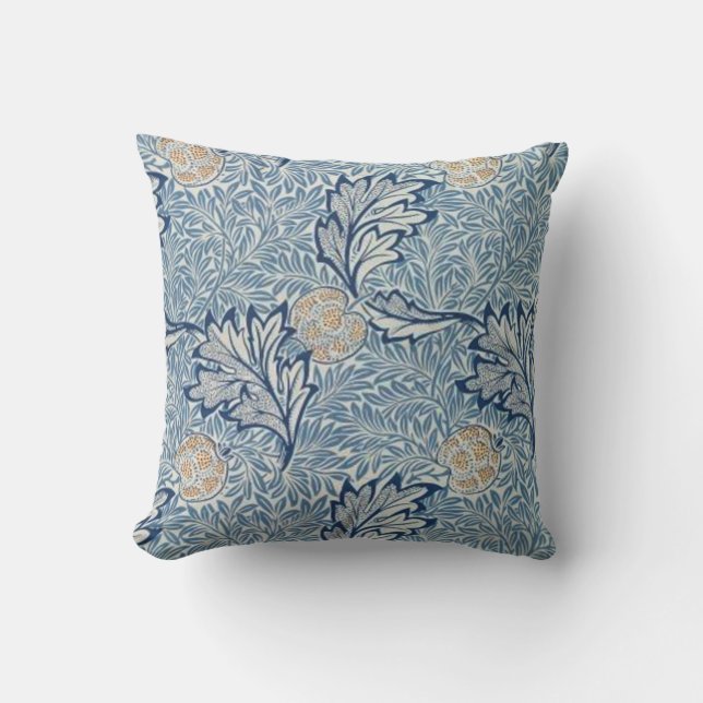 William Morris Apple Flower Blommigt Design Kudde (Framsida)