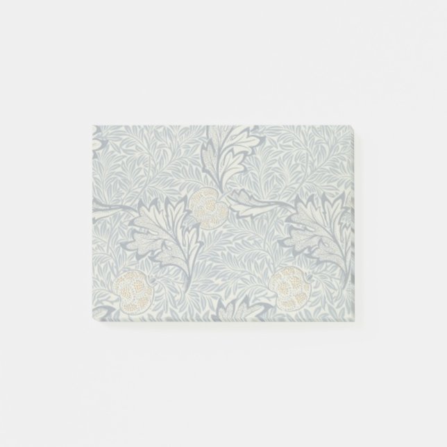 William Morris Apple Flower Blommigt Design Post-it Block (Framsida)