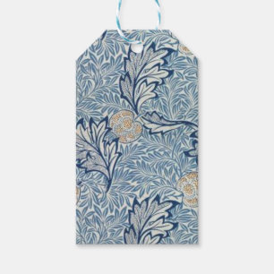 William Morris Apple Flower Blommigt Design Presentetikett