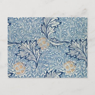 William Morris Apple Flower Blommigt Design Vykort