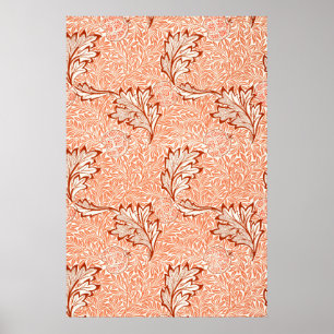 William Morris Apple Vintage Botaniskt Mönster Poster