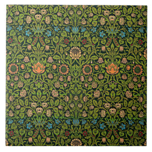 William Morris - Aquilegia, mörkgrön, Case-Mate Kakelplatta