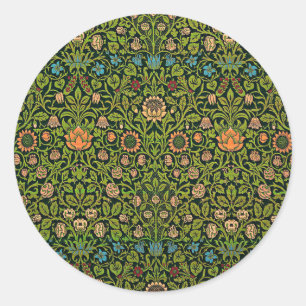 William Morris - Aquilegia, mörkgrön, Case-Mate Runt Klistermärke