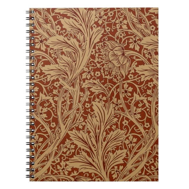 William Morris Arcadia Blommigt Garden Flower Clas Anteckningsbok (Framsidan)