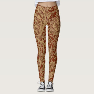 William Morris Arcadia Blommigt Garden Flower Clas Leggings