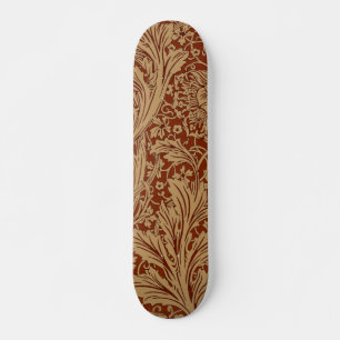 William Morris Arcadia Blommigt Garden Flower Clas Mini Skateboard Bräda 18,5 Cm