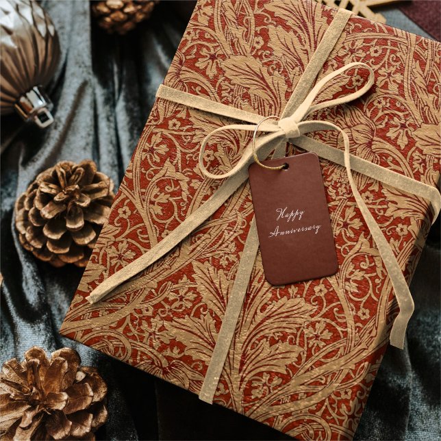 William Morris Arcadia Blommigt Garden Flower Clas Presentpapper (Skapare uppladdad)