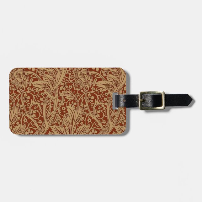 William Morris Arcadia Floral Garden Flower Classi Bagagebricka (Horisontell Framsida)