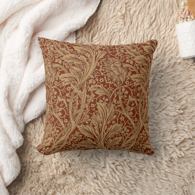 William Morris Arcadia Floral Garden Flower Classi Kudde (Filt)