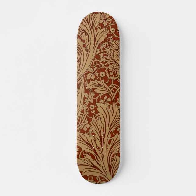 William Morris Arcadia Floral Garden Flower Classi Mini Skateboard Bräda 18,5 Cm (Framsida)