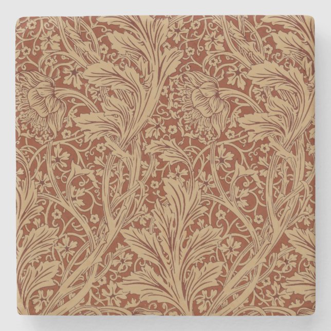 William Morris Arcadia Floral Garden Flower Classi Stenunderlägg (Framsidan)